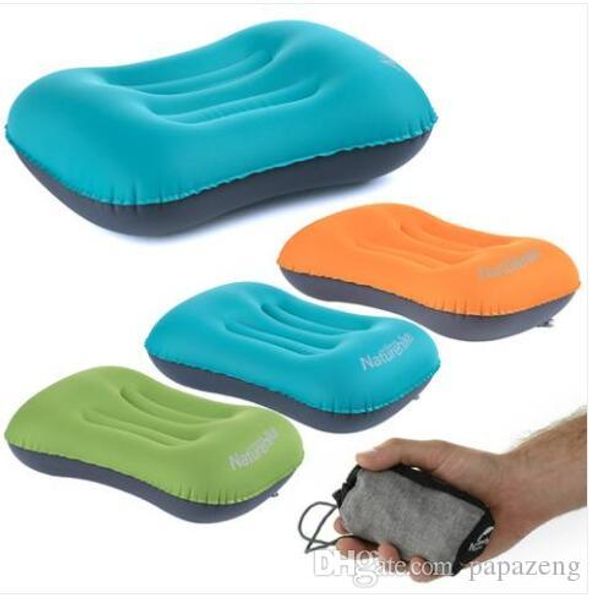 

wholesales 2019 ultralight portable air inflatable pillow outdoor campingtravel soft pillow