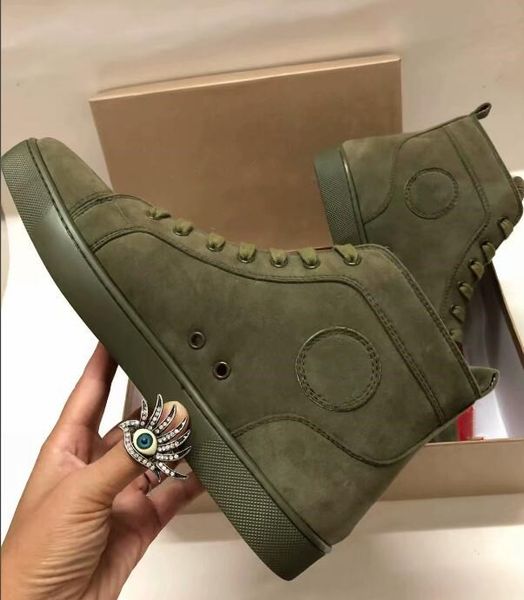 

2019 новый дизайнер красные днища Повседневная обувь Slip-on Roller Boat мужские женщины за