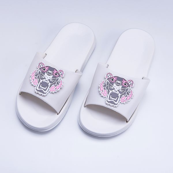 

women summer indoor slippers bathroom women slippers cartoon soft bottom beach shoes men open toe flip flops, Black