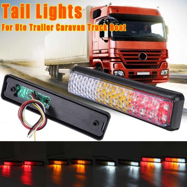 

2pcs 12v-24v led car side light tail lights ute for trailer caravan truck boat sreverse indicator turn light brake