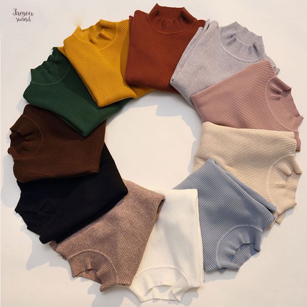 

осень зима женщины пуловеры свитер 2019 длинные рукава высокого вскользь эластичность вязаные свитера леди тонкий водолазка перемычка топы, White;black