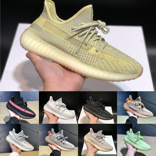 

С коробкой Stock X обувь Antlia Hyperspace Клей Static V2 кроссовки для женщин людей Kanye West V1 Pirate Bl
