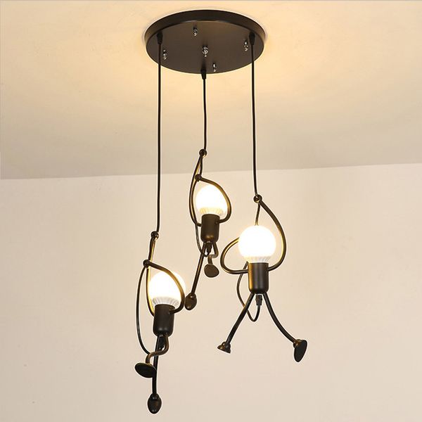 

modern charming hanging chandelier creative iron lamp elegant hanger for home indoor lighting new year decorations