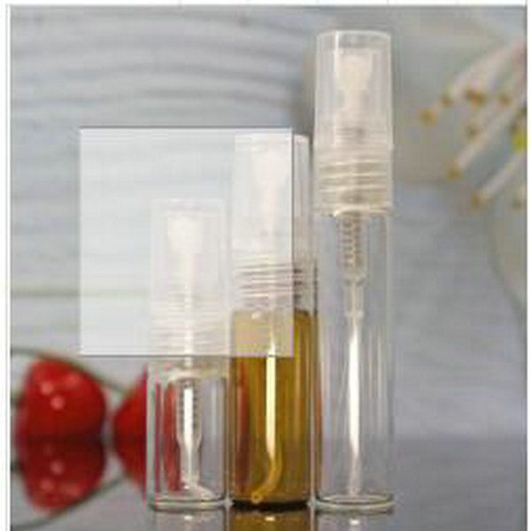 

2ml 3ml 5ml atomizer refillable small glass spray perfume bottle mini glass vial aromatic bottle empty scent bottle