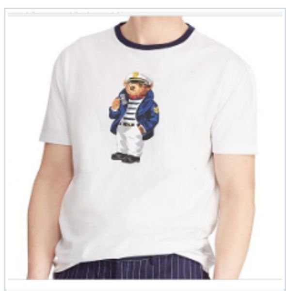 

сша размер поло медведь мужская футболка женская футболка сша с коротким рукавом хоккей ес великобритания размер matini медведь капитан руба, White;black