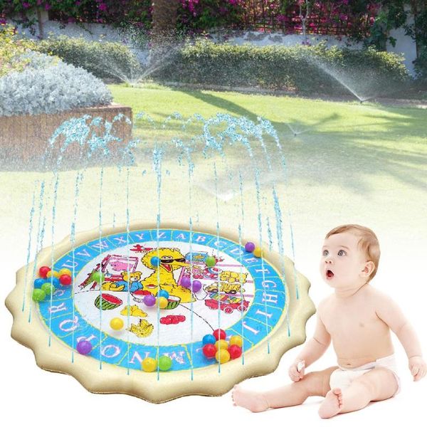 

2020 открытый lawn берег животных надувные распыление воды детский ороситель play pad мат ванна для бассейнов