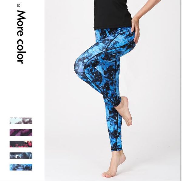 

new printed yoga pants, fast-drying and air-breathing sports pants, dancing yoga tight pants and pants, White;red