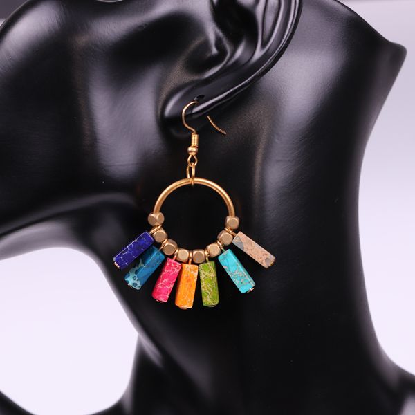

earring spiritual gift emperor stone earringjewelry 2019 summer wholesale, Silver