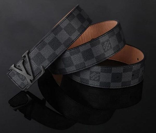 

2020 fashion brand leather men's belt designer luxury h smooth leather belt men's and women's luxury belt of shipping, Black;brown