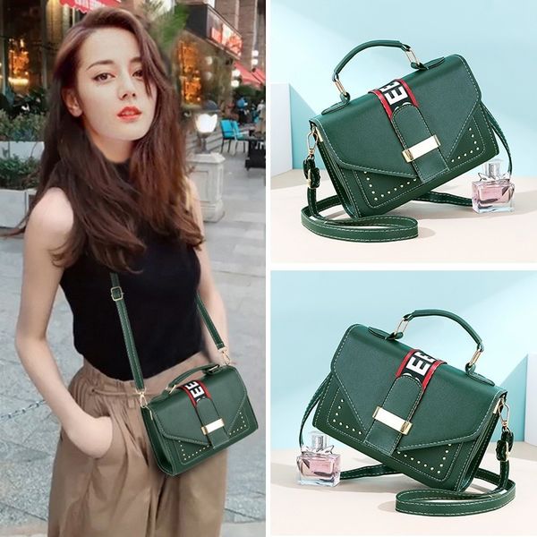 

shangxin small bag 2019 new fashion slant bag single shoulder super firenet red
