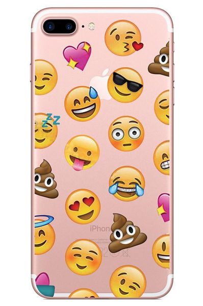 

transparent soft tpu case for iphone x 8 6 6s plus samsung samsung s7 edge s8 note emoji smile face money cartoon phone cases skin cover