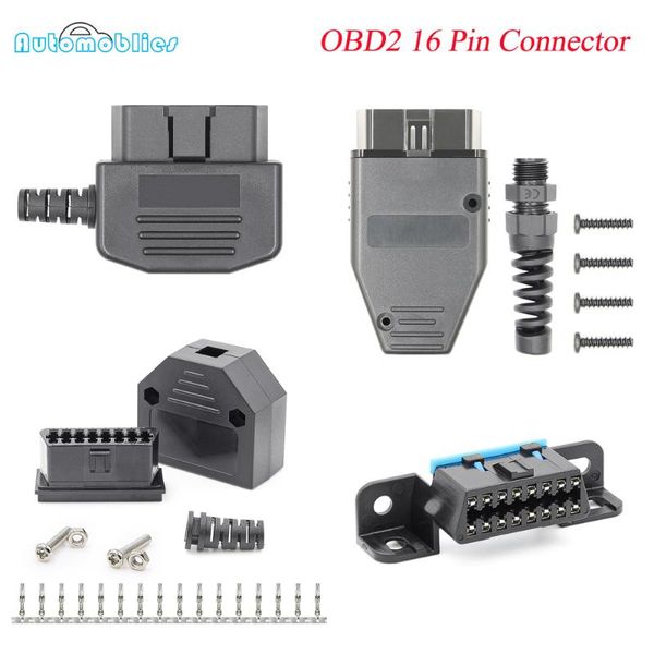 

obd2 16pin male female obd2 connector for diagnostic cable for obd ii auto diagnostic tool elm327 v1.5 code reader scanner