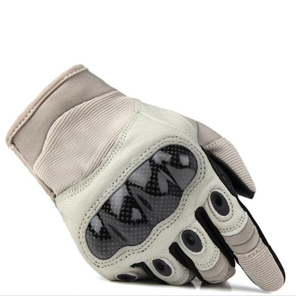 

fashion-tactical gloves outdoor sports army full finger combat motocycle slip-resistant carbon fiber tortoise shell gloves 5pcs cny1337, Blue;gray
