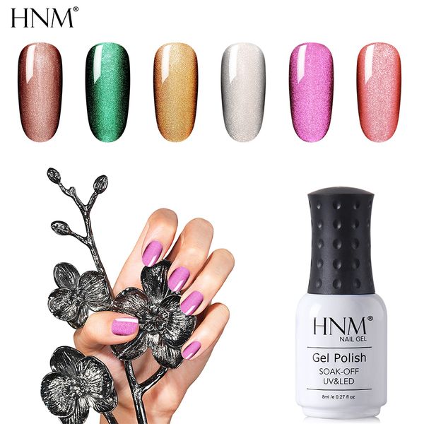 

hnm 8ml nail polish 3d wide cat eye nail glue uv led lamp soak off semi perment hybrid gelpolish varnish magnet manicure gellak