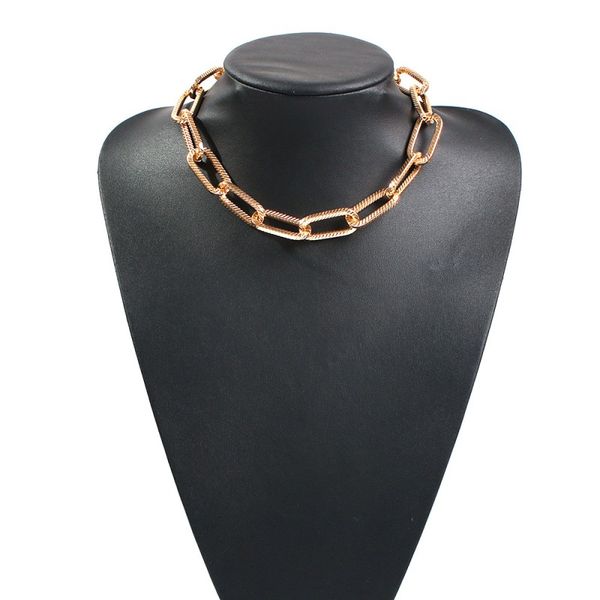 

lalynnly золотое ожерелье высокого ранга круглый ожерелье женщин мода choker ожерелья 2019 boho пара ювелирных изделий способа n71391, Silver