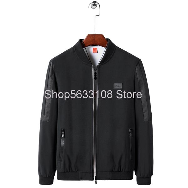 

2020 men's jacket men baseball collar men's wear plus fat plus size leisure jacket cardigan coat, Black;brown