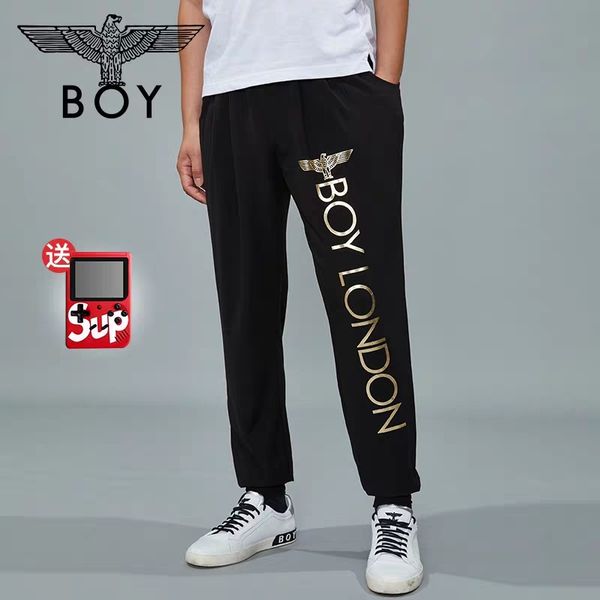 

с logoluxury мужчин случайные брюки классические случайные дикие спортивные штаны европейский американской новый прилив бренда комбинезонах, Black