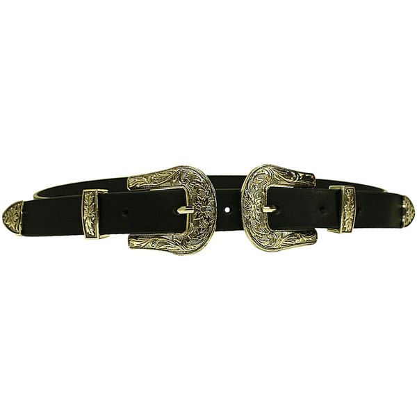 

selling women black leather western cowgirl waist belt metal buckle waistband new trend belts for women, Black;brown