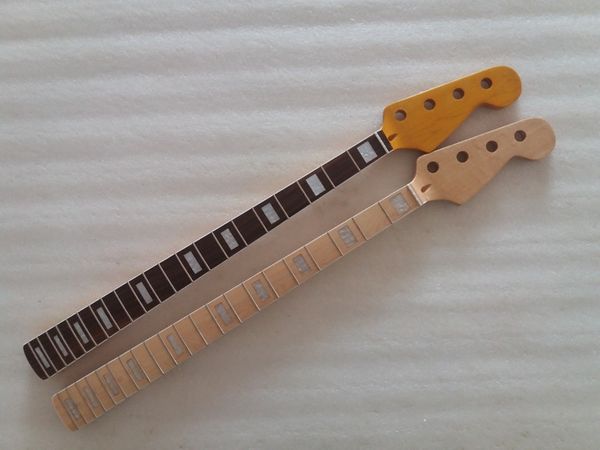 

maple 21 fret jazz bass neck for electric bass guitar parts replacment p3