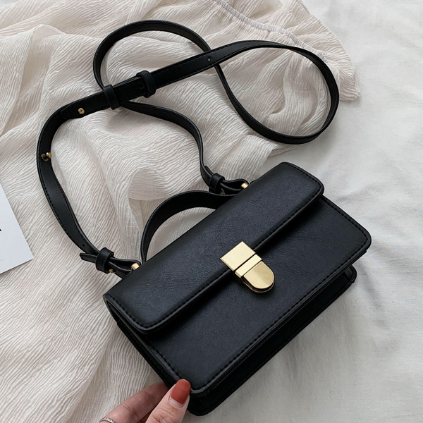 

solid mini square bag for women 2020 new fashion pu leather shoulder messenger bag small luxury cross body