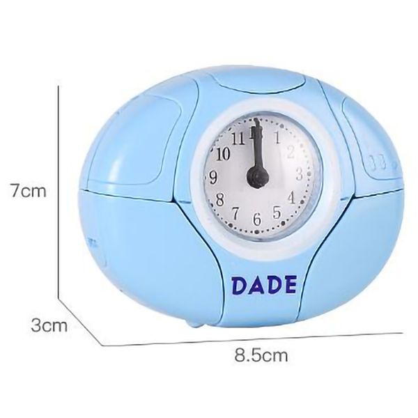 

child robot alarm clock kid toy deformation robot table clocks cartoon desk clock for students kids gift other clocks accessories