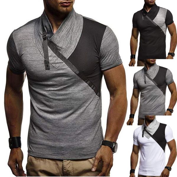 

Men Tees Summer Casual Slim Fit Short Sleeve T Shirt Top Men T Shirts New M-3XL