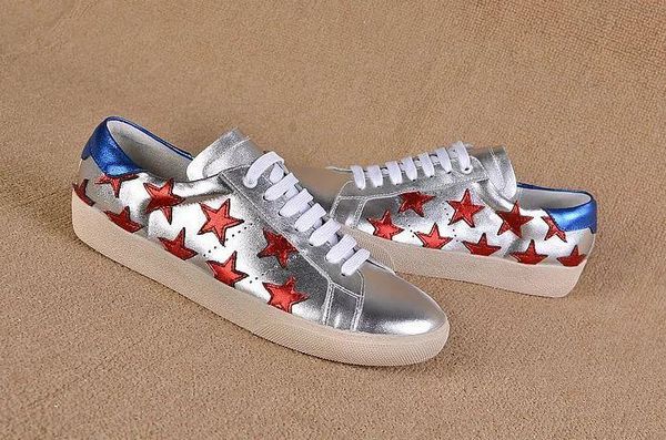 

new arrival sl casual mens and women flats casual shoes star chaussure loafers shoes sneakers 35-44 s02, Black