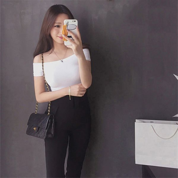 

off the shoulder rok blouse 2019 summer korean beach short sleeve plus size women harajuku female clothing, White