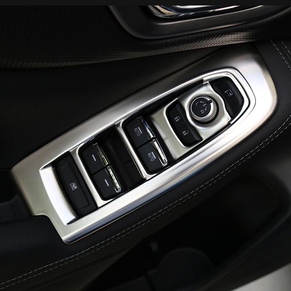 

for forester sk 2019 2020 abs window switch control panel cover trim 4pcs interior car accessories