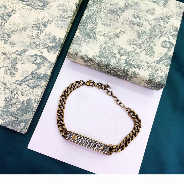 

new model copper bracelet gold color star and heart full stone bracelet, Black