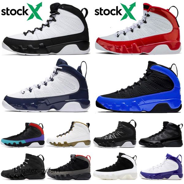 

stock x 9 9s men basketball shoes bred gym red black blue dream it do it mens designer trainers sports shoes sneakers