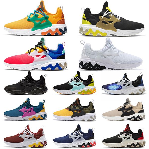 

new 2020 air presto 5 br qs yellow white blue running shoes men women prestos walking fashion athletic sneakers trainers 36-45, White;red