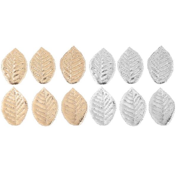 

100pcs artificial green leaf cloth diy fake plant garden wedding home decor