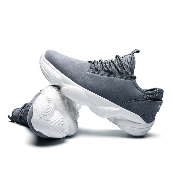 

men shoes lace-up men casual shoes breathable male footwear spring autumn men's casual mesh breathable comfortable, Black
