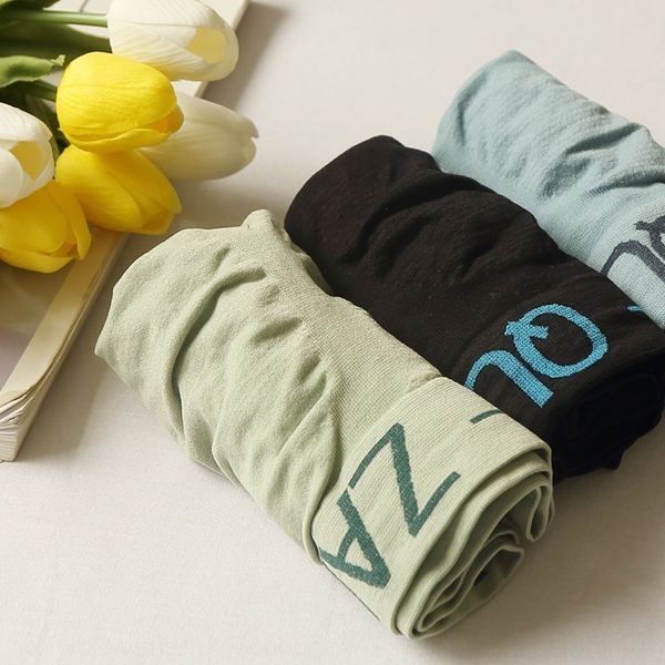 

3-piece] can wear up and shorts to 200 jin elastic soft male god letter waist boxer shorts underwear 4188, Black;white