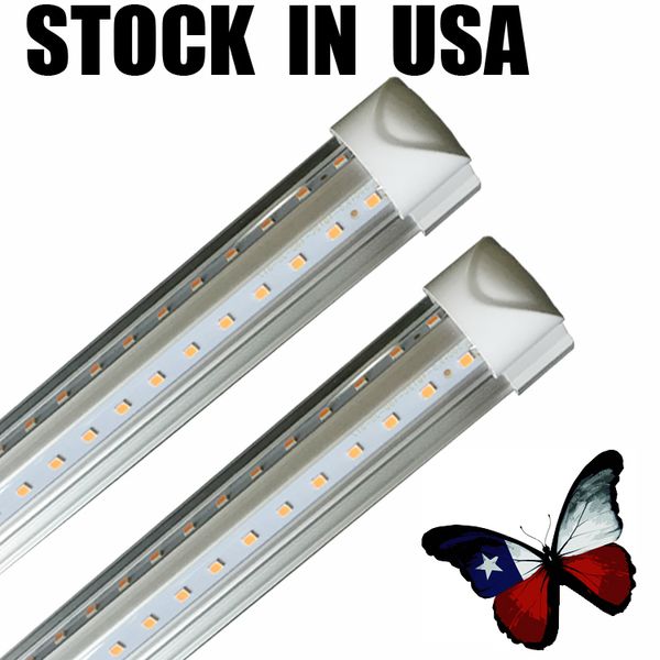 

v shape led t8 led tube light 8ft 4ft 5ft 6ft 8 feet double row tubes lights ac85-265v home led lighting ce fcccreseech