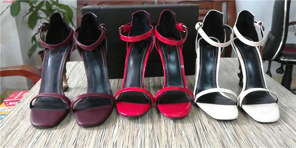 

2019 women opyum andal in patent leather with a black heel de igner brand comfortable with original box elegant tyle