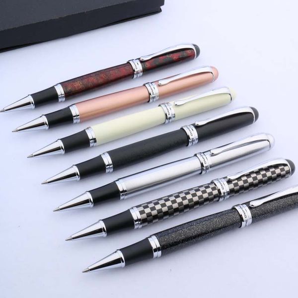 Jinhao 750 Acessórios de Prata Metal Cor Presente Estudante Trim Rollerball Pen