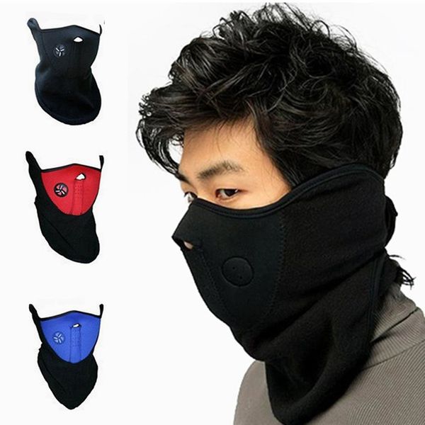 

outdoor riding windproof warm mask mask ski face, Black