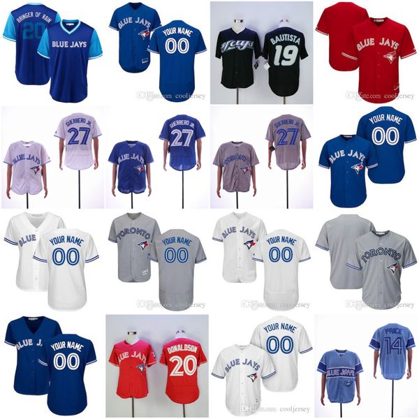 

Cu tom blue jer ey jay 41 aaron anchez 12 roberto alomar 21 roger clemen 29 joe carter 32 roy halladay 66 bo bichette men women youth