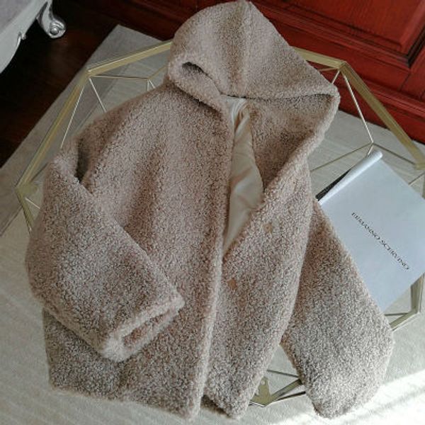

2019 new style high-end fashion women faux fur coat s100, Black