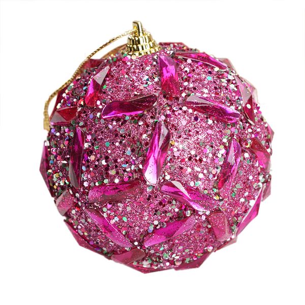

christmas goods 8cm ball sequin glitter baubles balls decorations for home xmas tree hanging ornaments decorative ball f301211
