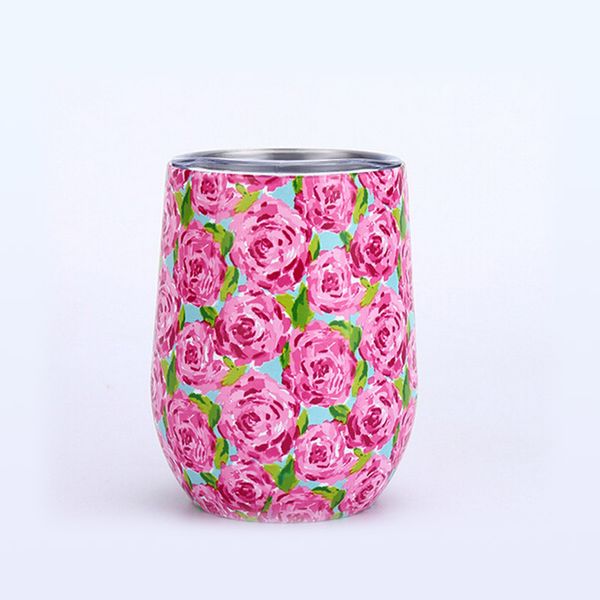 

New Mutil Styles 12oz Eggshell Cups 304 Stainless Steel Egg Cup Vacuum Red Wine Egg Cups Car-mounted Portable Refrigeration 12oz Beer Cup