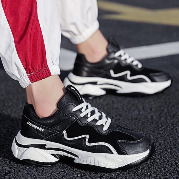 

new men running shoes triple black splice all-match fashionnew men trainer breathable light grey outdoor sport sneaker ing