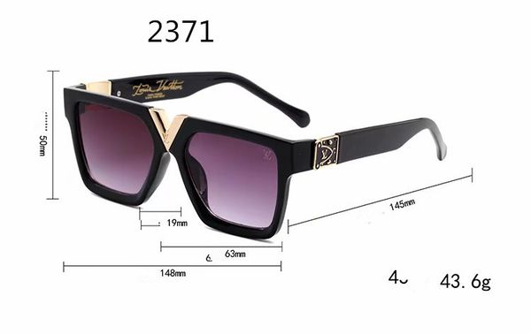 

последние продажи популярных моды для мужчин дизайнер солнцезащитные очки 0937 квадратная пластина металлическая комбинация рама высокое кач, White;black