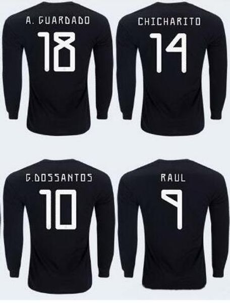 

19-20 Mexico home Customized Thai Quality long sleeve 14 J.Hernandez Soccer Jerseys shirts,11 CARLOS V 14 J.Hernandez 16 H. HERRERA wear