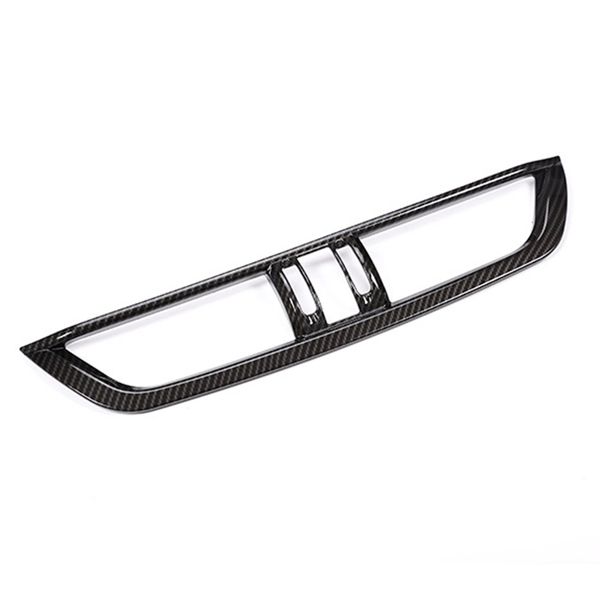 

углеродное волокно для alfa giulia 2017 2018 abs пластик интерьер центральная консоль кондиционер вентиляционная рама отделка