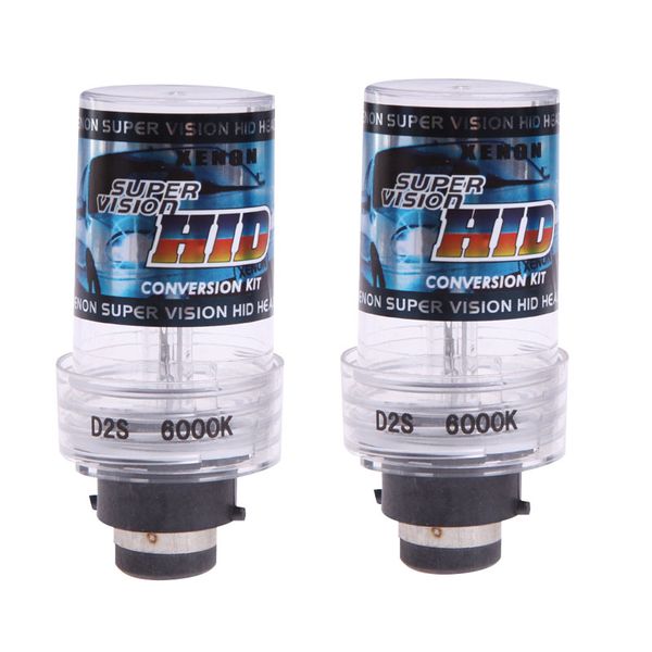 

2x 35w 6000k d2s/d2c xenon car replacement hid white headlight light lamp bulbs