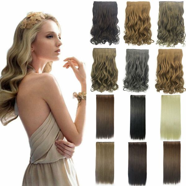 2020 Women S Natural Curly Smooth Straight Hair Pieces Synthetic