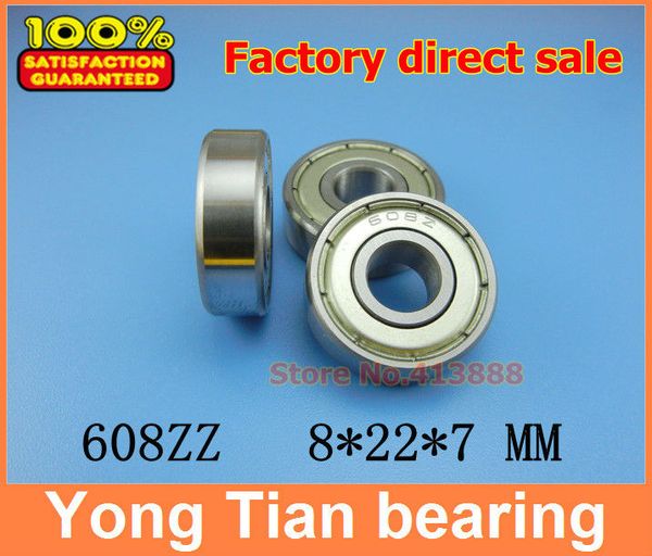 

1pcs) double shielded miniature deep groove ball bearings 608zz 608-2rs s608zz s608-2rs 8*22*7 mm